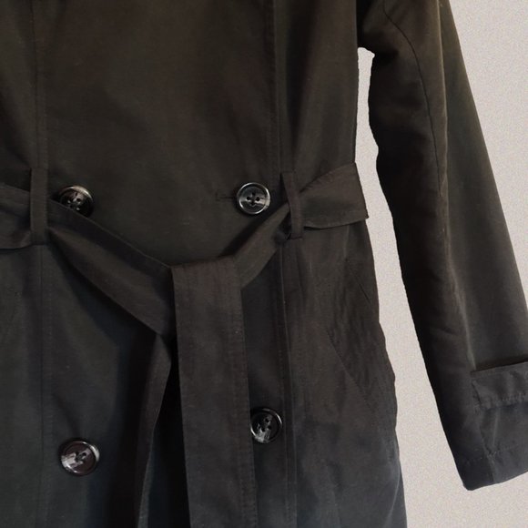 Black Trench Coat - Picture 3 of 5